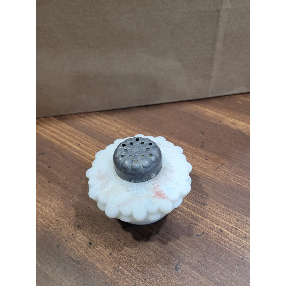 c 1894 SHASTA DAISY C.F. Monroe WAVE CREST OPALINE Shaker